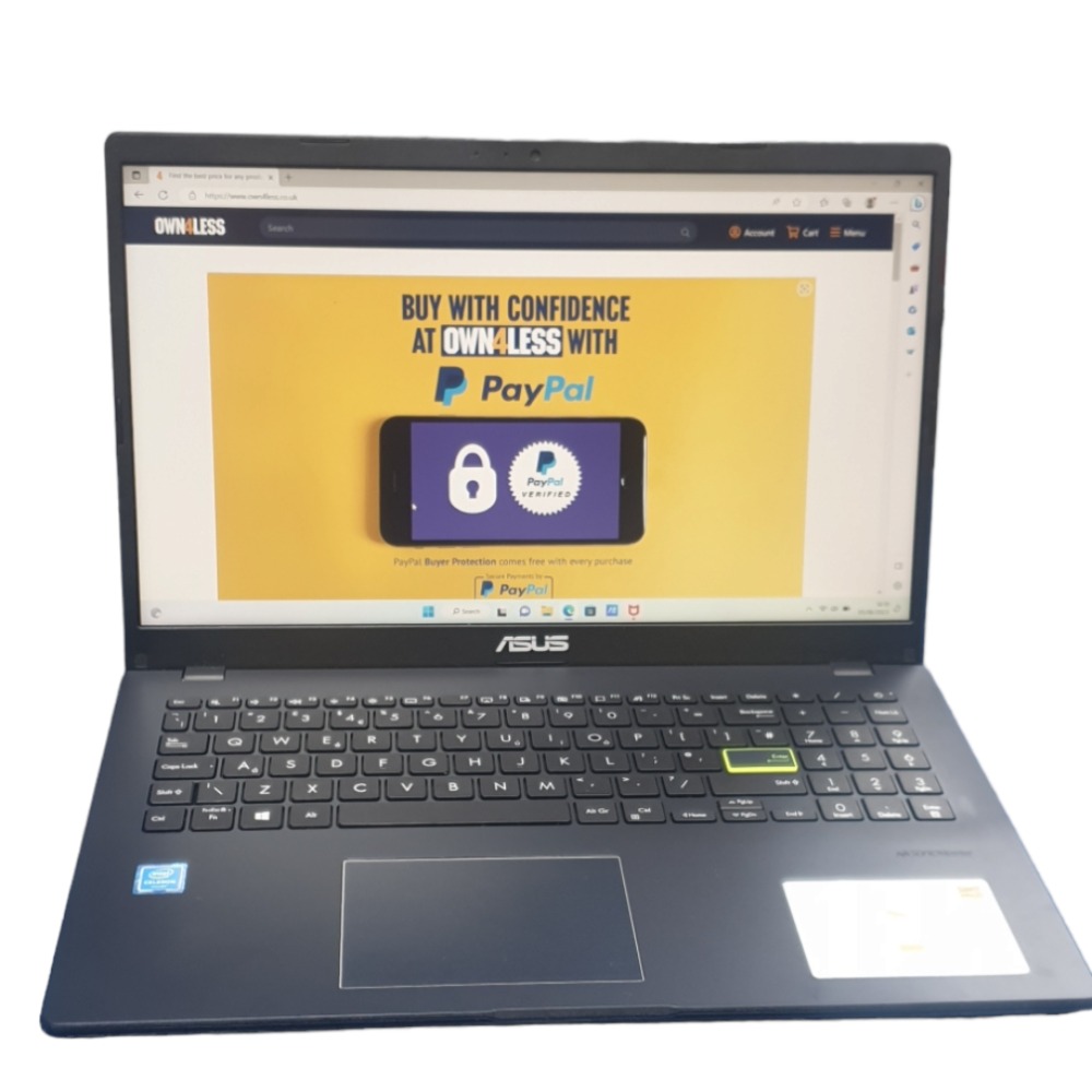 Used Asus E510 15.6" Laptop - 4GB RAM, 64GB HDD - Own4Less